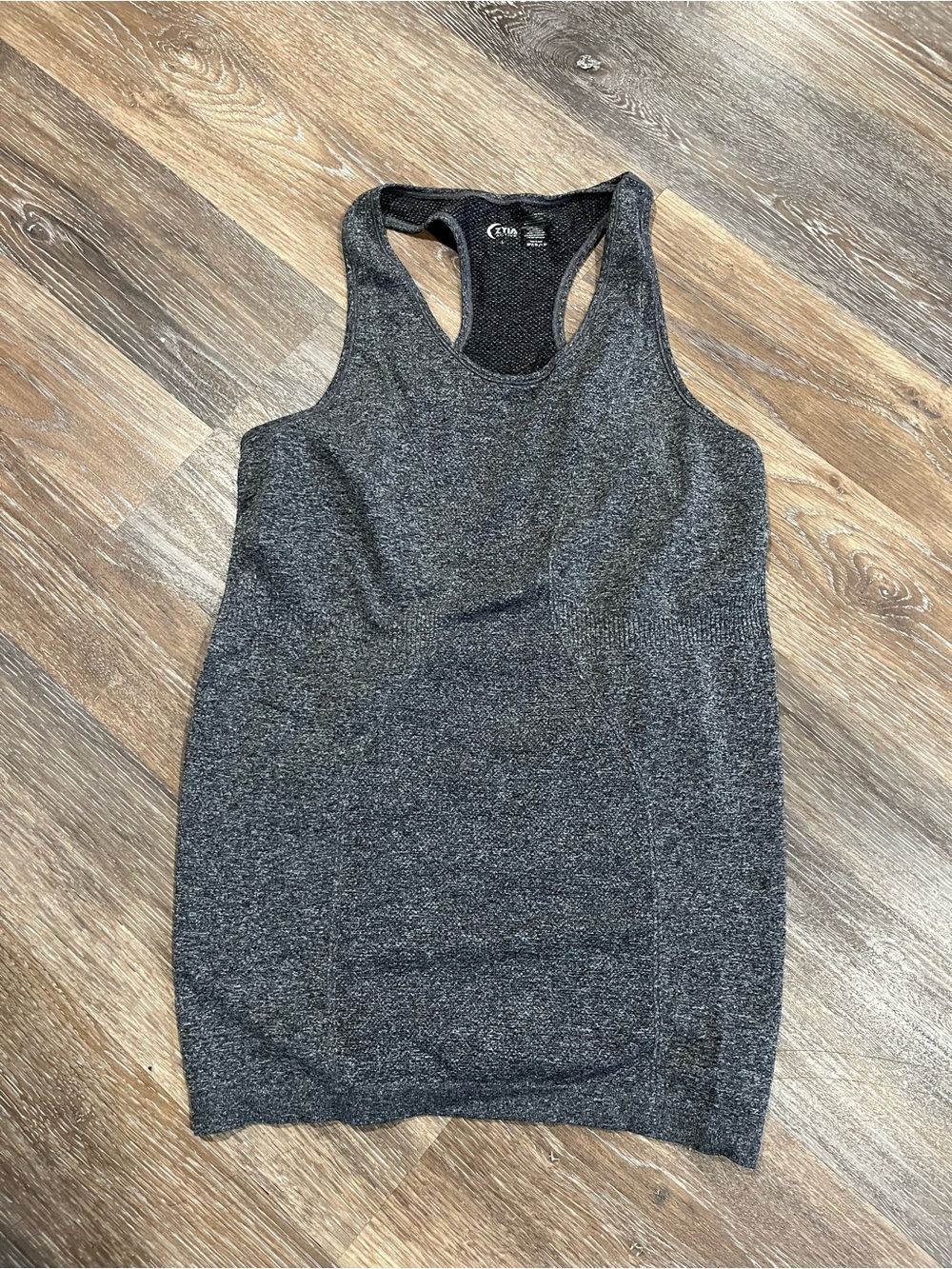 ZYIA Seamless Racerback Tank - Charcoal